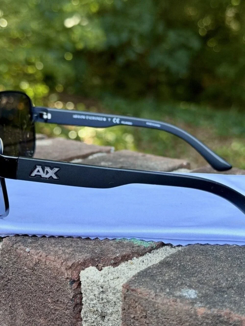 Armani Exchange AX2012S 606381 Matte Black Aviator Polarized Sunglasses 62mm